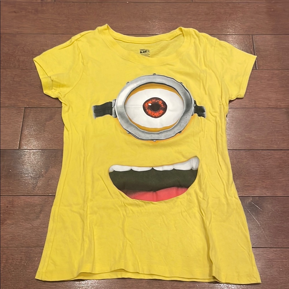 Yellow Graphic Minion T-Shirt